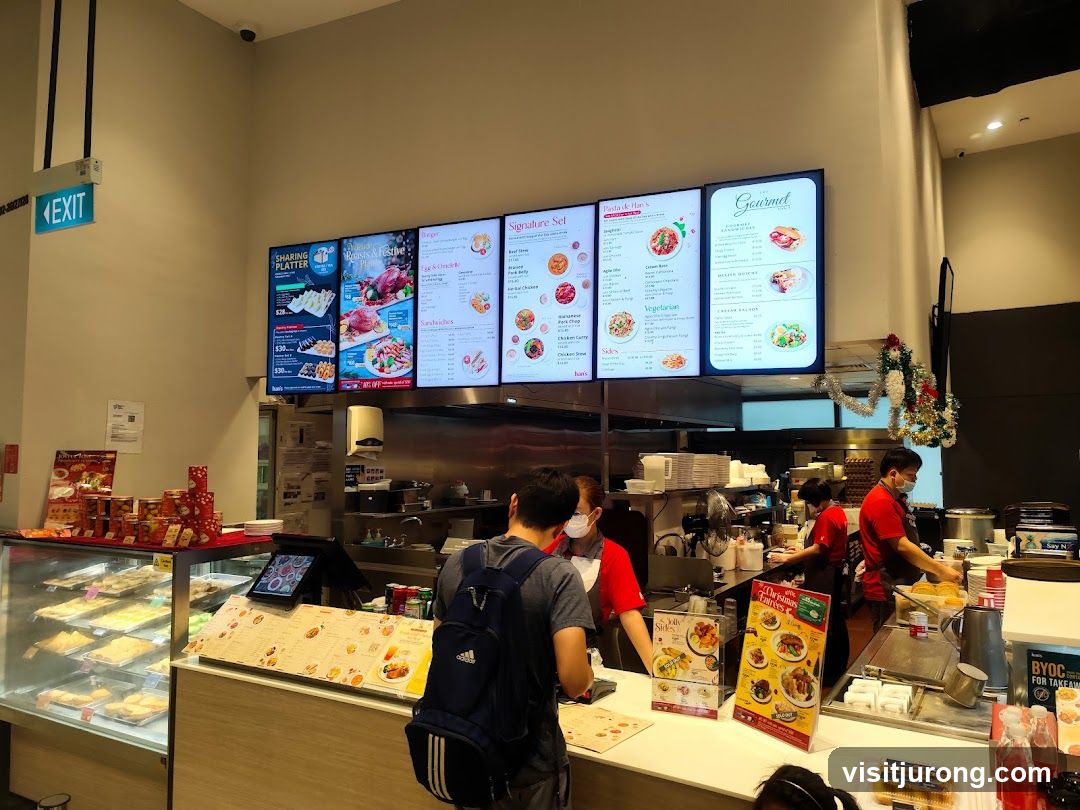 Restaurant Counter with Digital Menus
