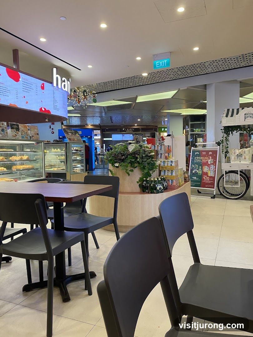 Cafe Interior with Menu Board