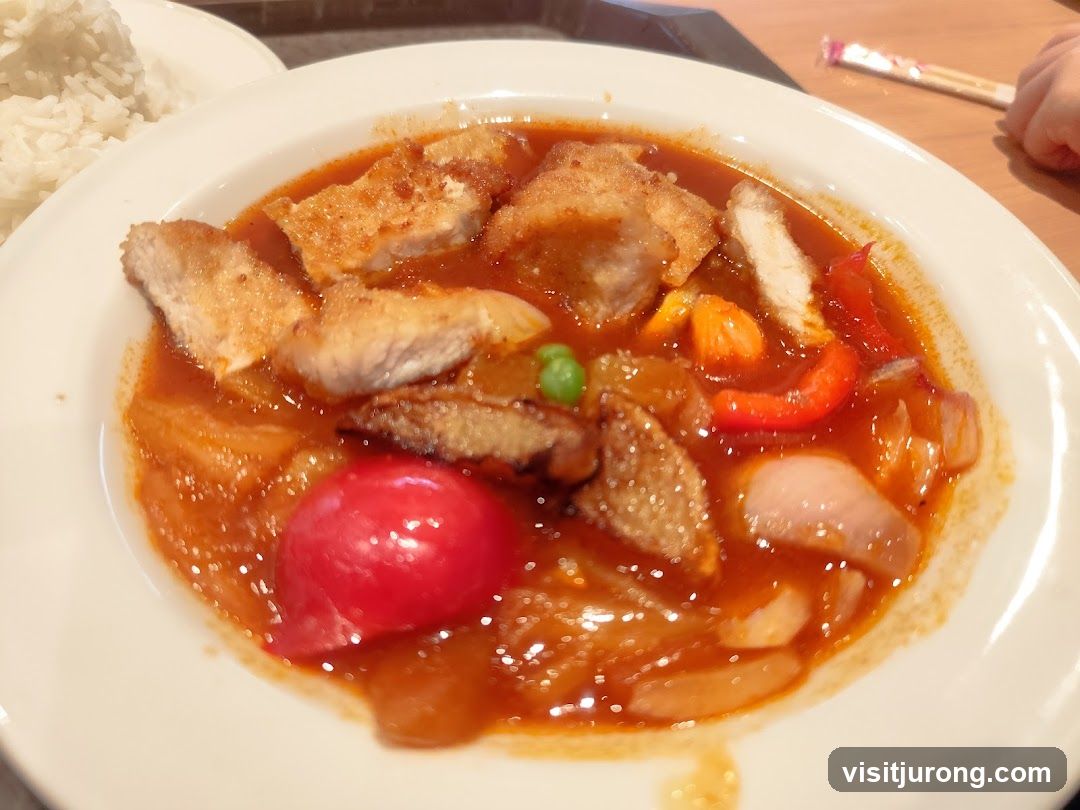 Sweet and Sour Pork with Rice