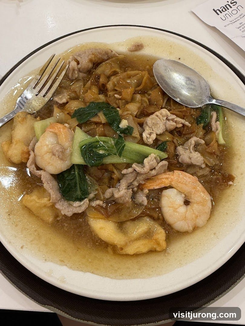 Hor Fun with Shrimp and Pork