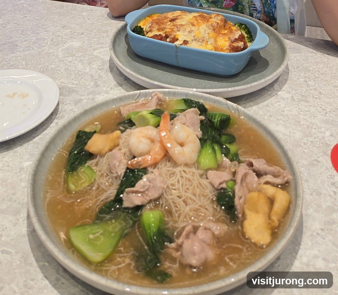 Noodles with Shrimp and Pork