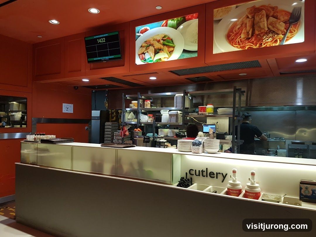 Restaurant Kitchen and Counter