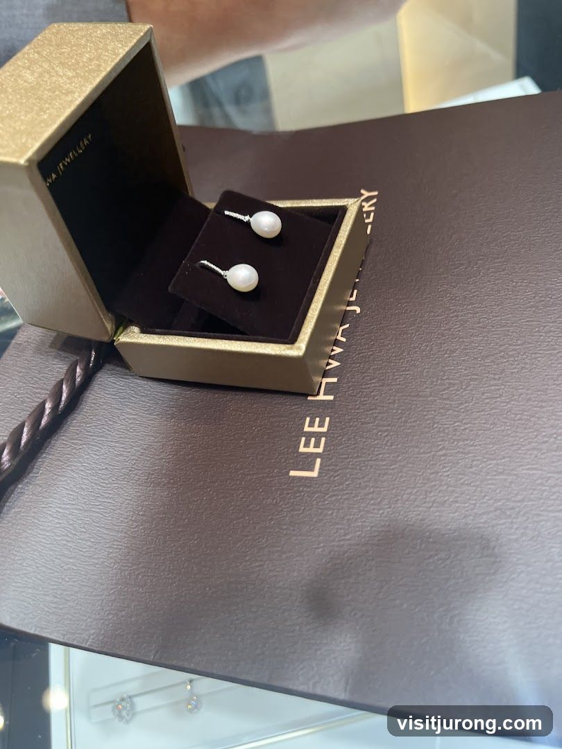 Pearl Earrings in a Jewelry Box