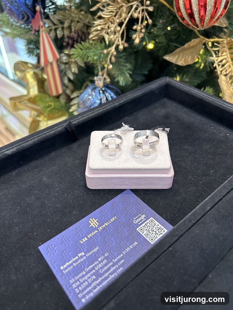 Jewelry Display with Business Card