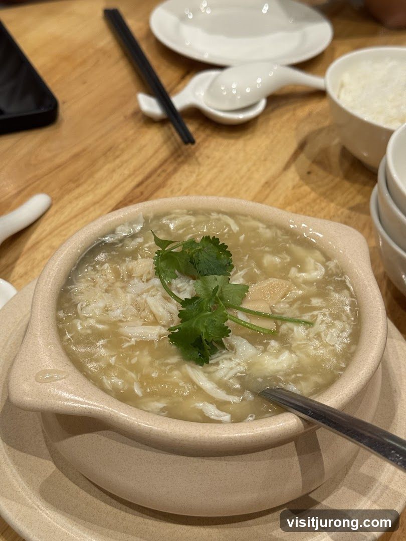 Crab and Egg Drop Soup