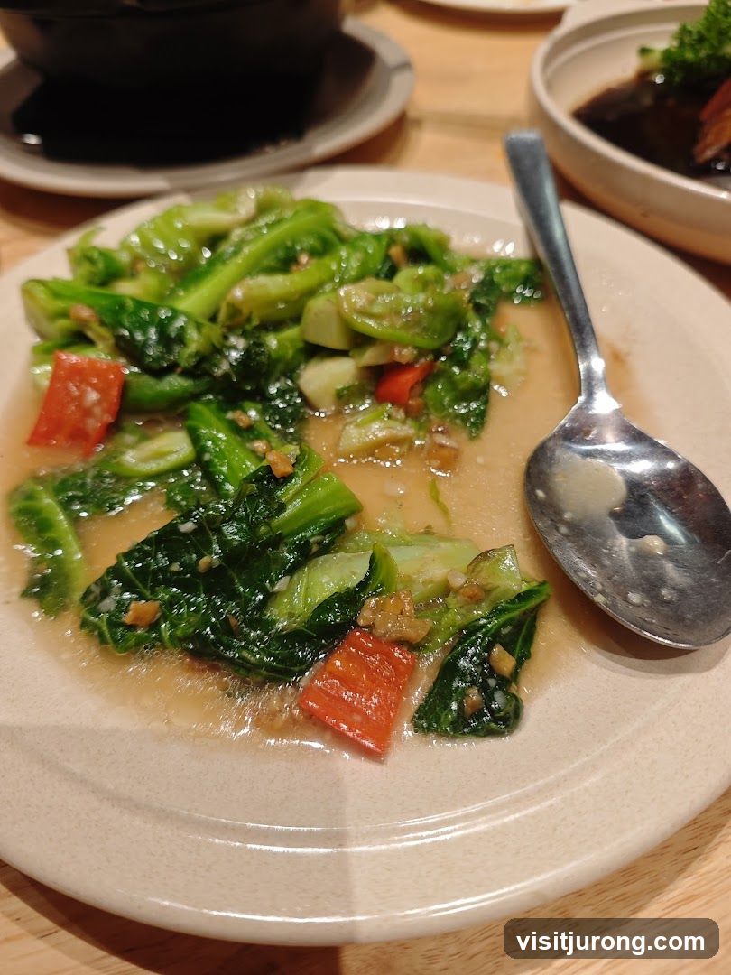 Stir-fried Greens with Carrots