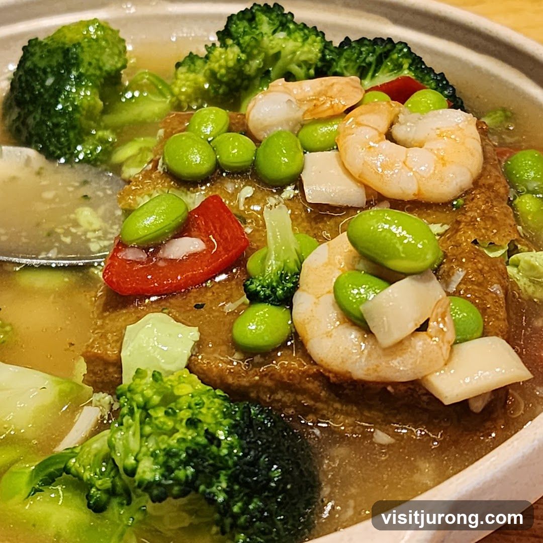 Tofu and Shrimp Dish