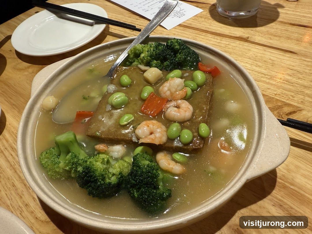 Tofu and Shrimp Casserole
