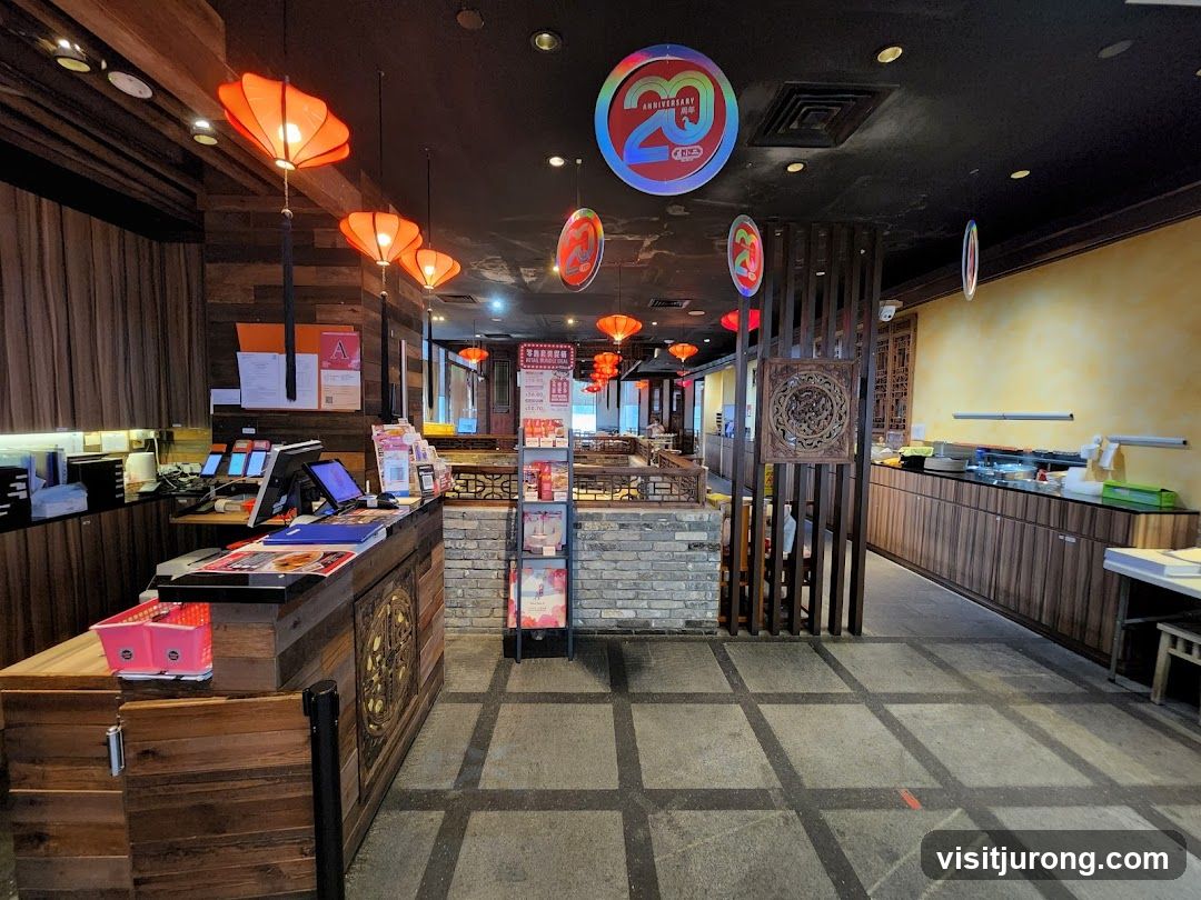 Restaurant Interior with Counter and Seating