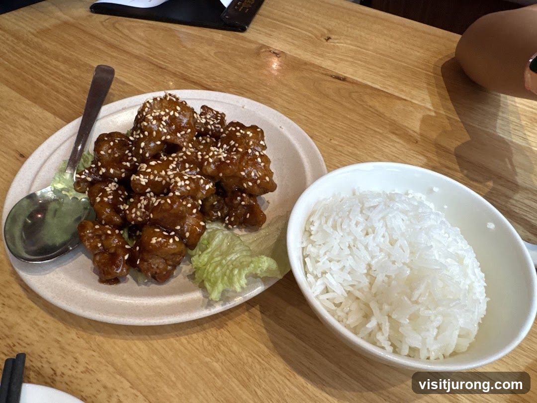 Sesame Chicken and Rice