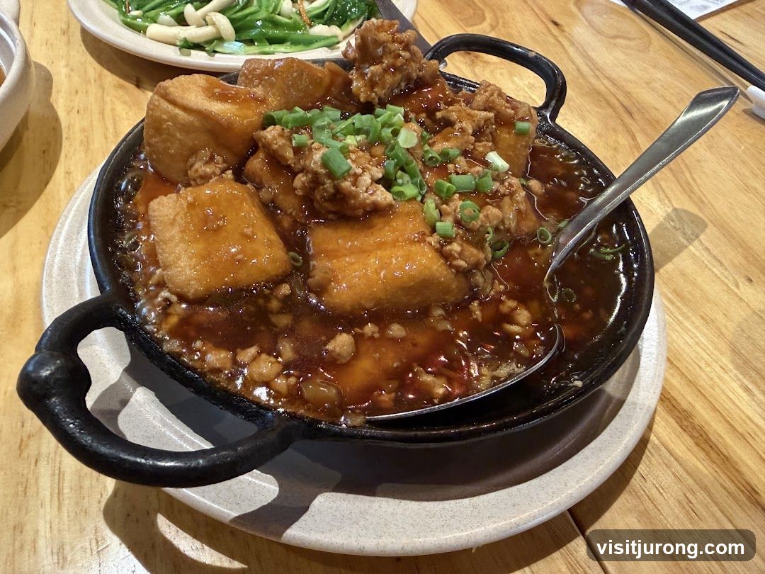 Braised Tofu with Minced Meat