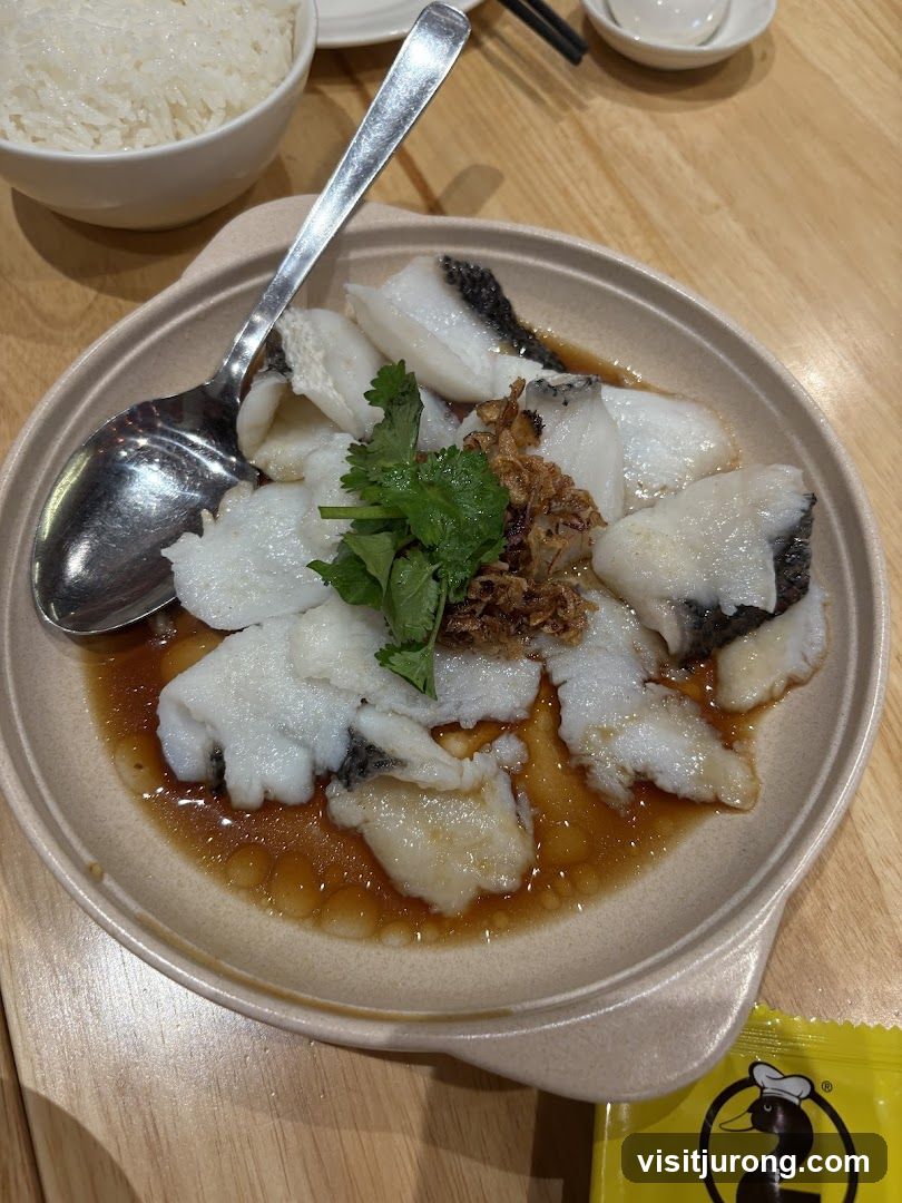 Steamed Fish with Sauce