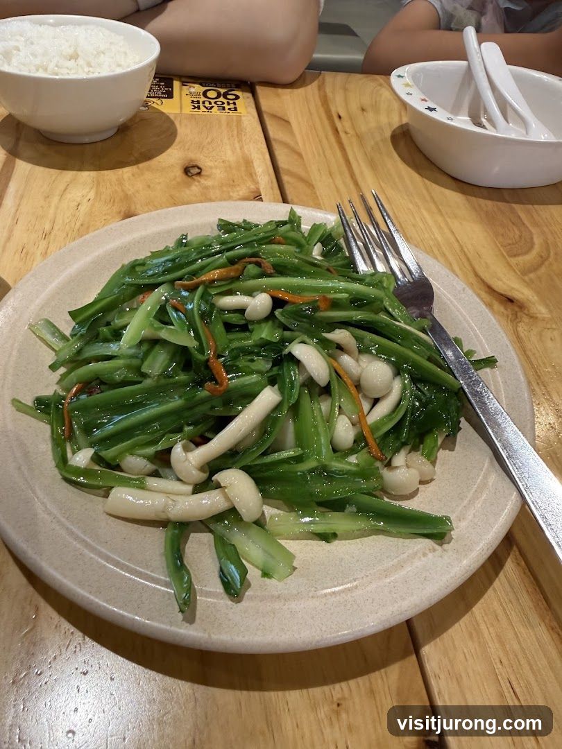 Stir-fried Vegetables with Mushrooms
