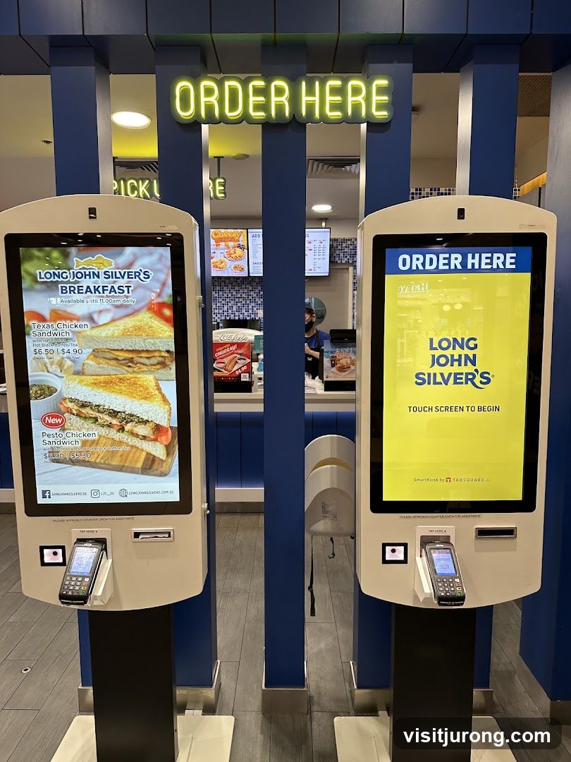 Long John Silver's Order Kiosks
