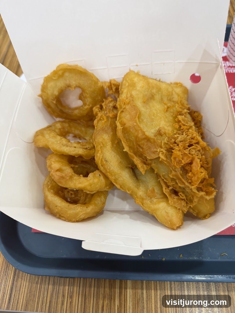 Fried Fish and Onion Rings