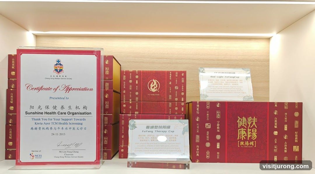 Certificate of Appreciation and Product Display