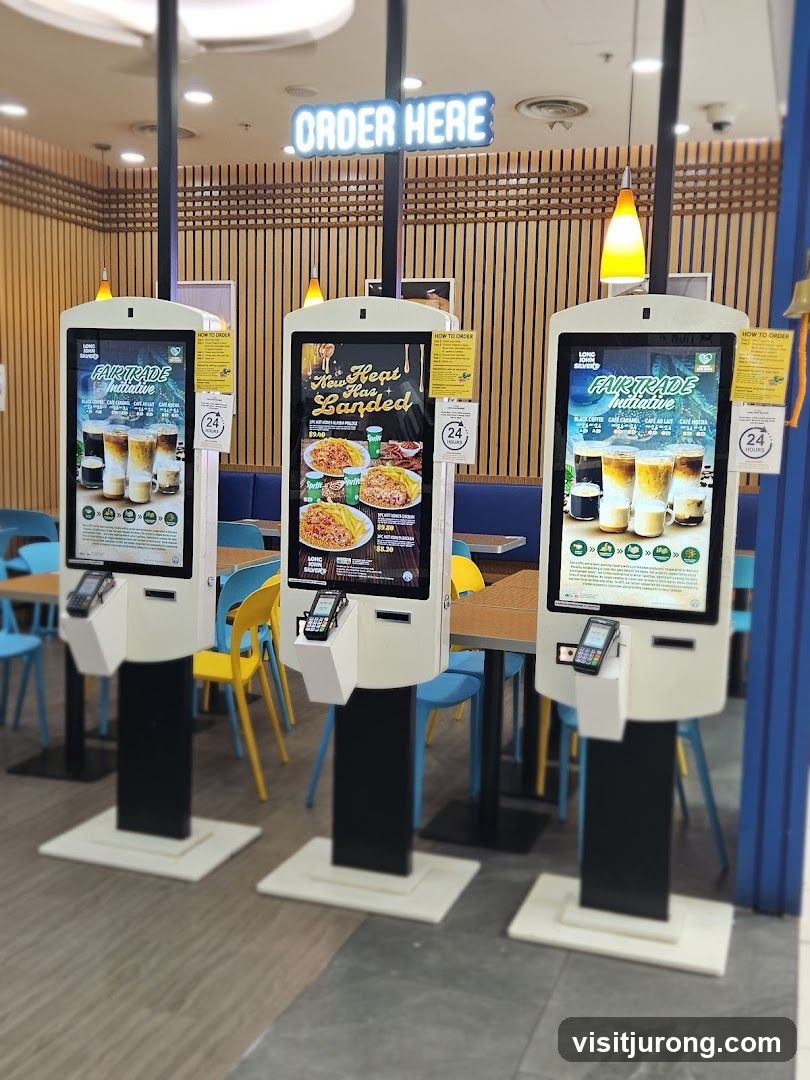 Self-order kiosks