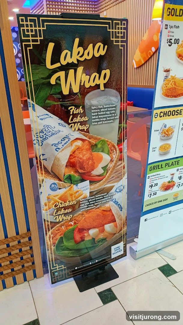 Laksa Wrap Menu