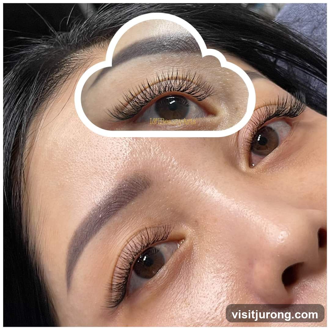 Close-up of Eyelashes