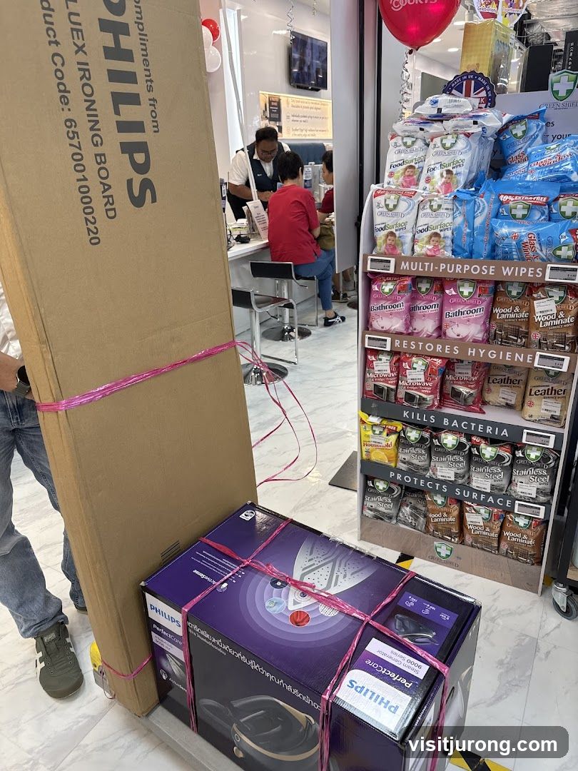 Philips Ironing Board and Steam Generator Boxes