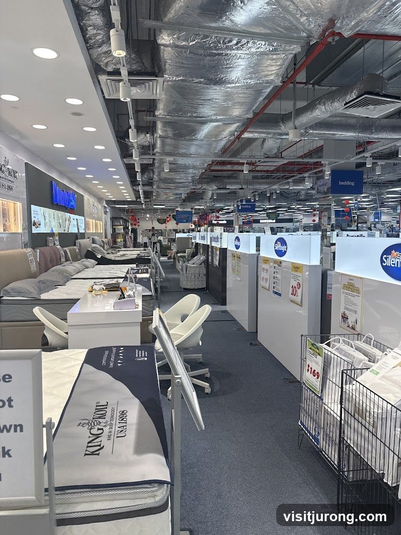 Mattress Store Interior