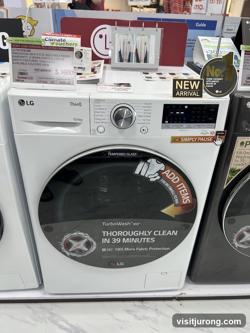 LG Front Load Washer and Dryer