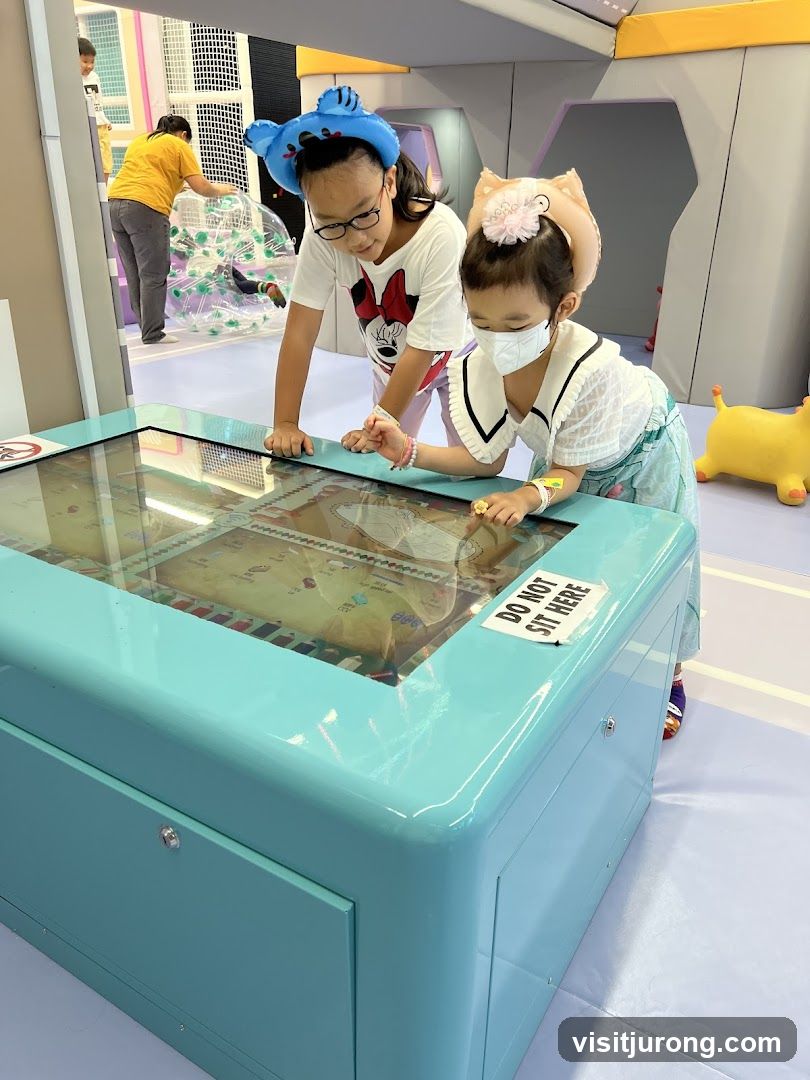 Children Interacting with an Interactive Table