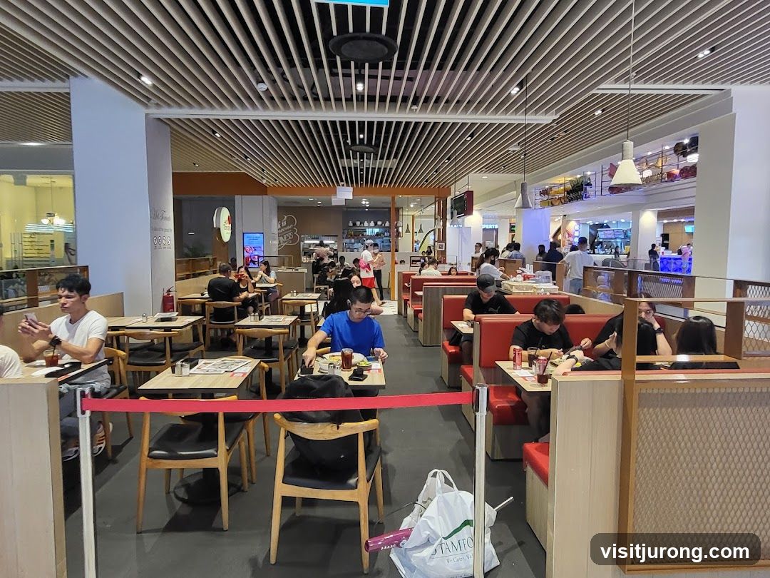 Restaurant Interior with Diners