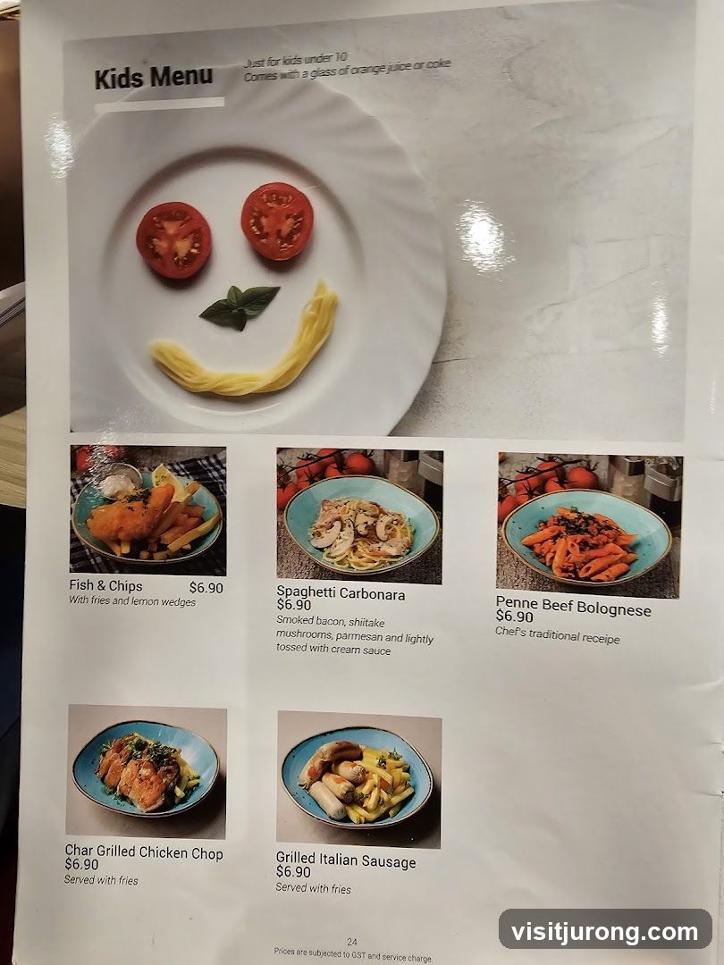 Kids Menu