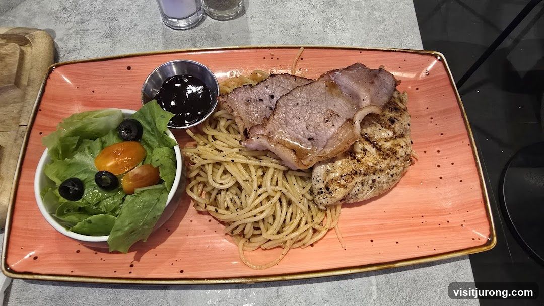 Meat and Pasta Dish