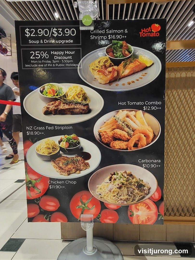 Hot Tomato Menu