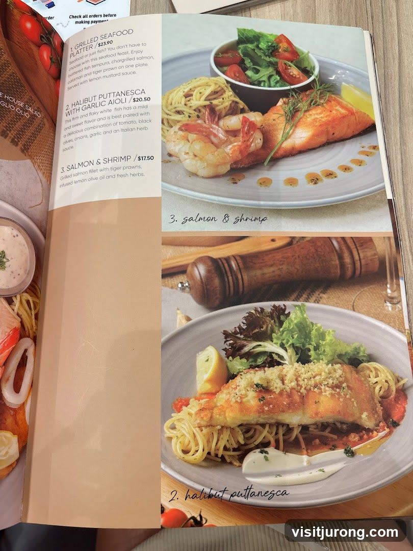 Seafood Menu