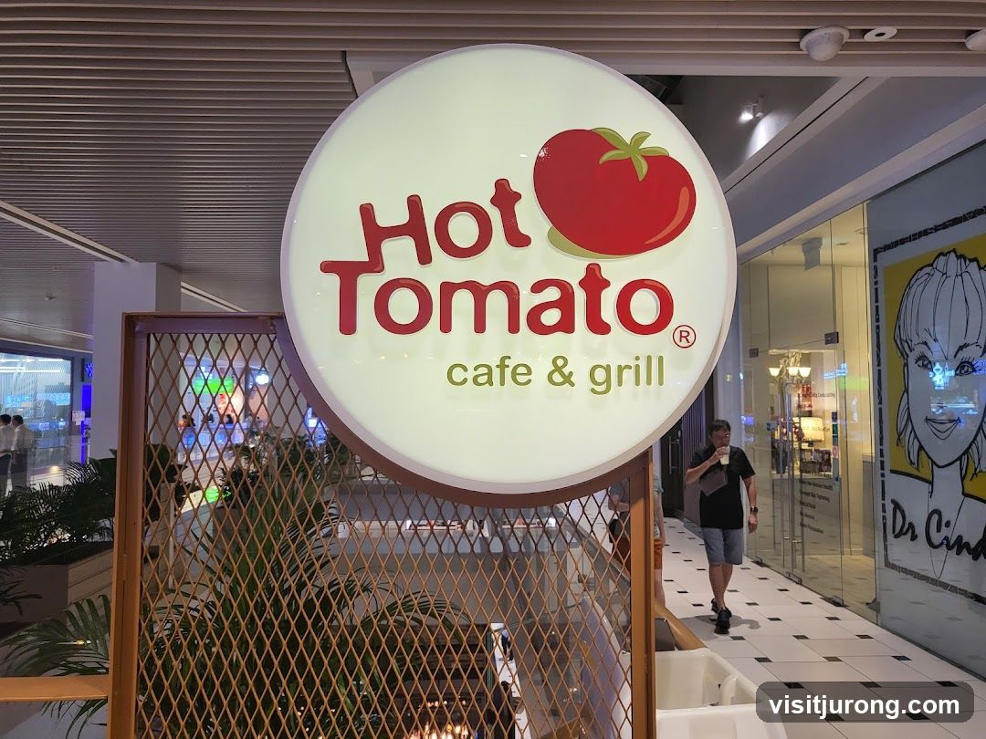 Hot Tomato Cafe & Grill Sign
