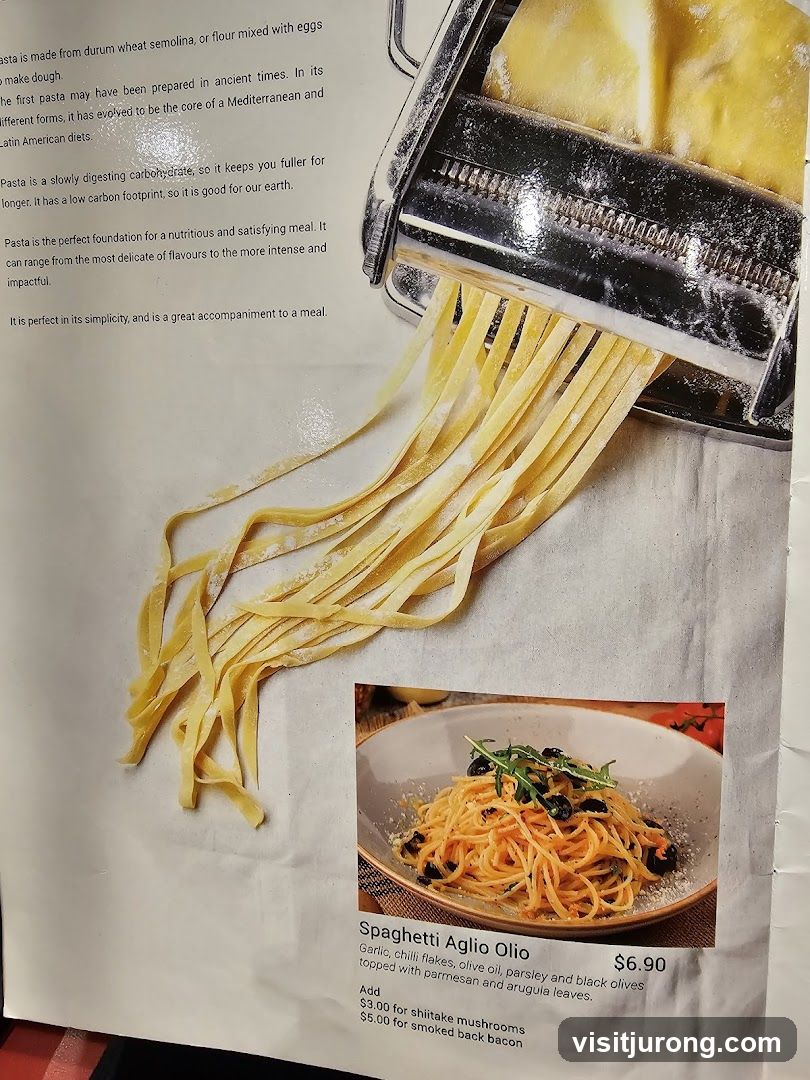 Pasta Information and Spaghetti Aglio Olio