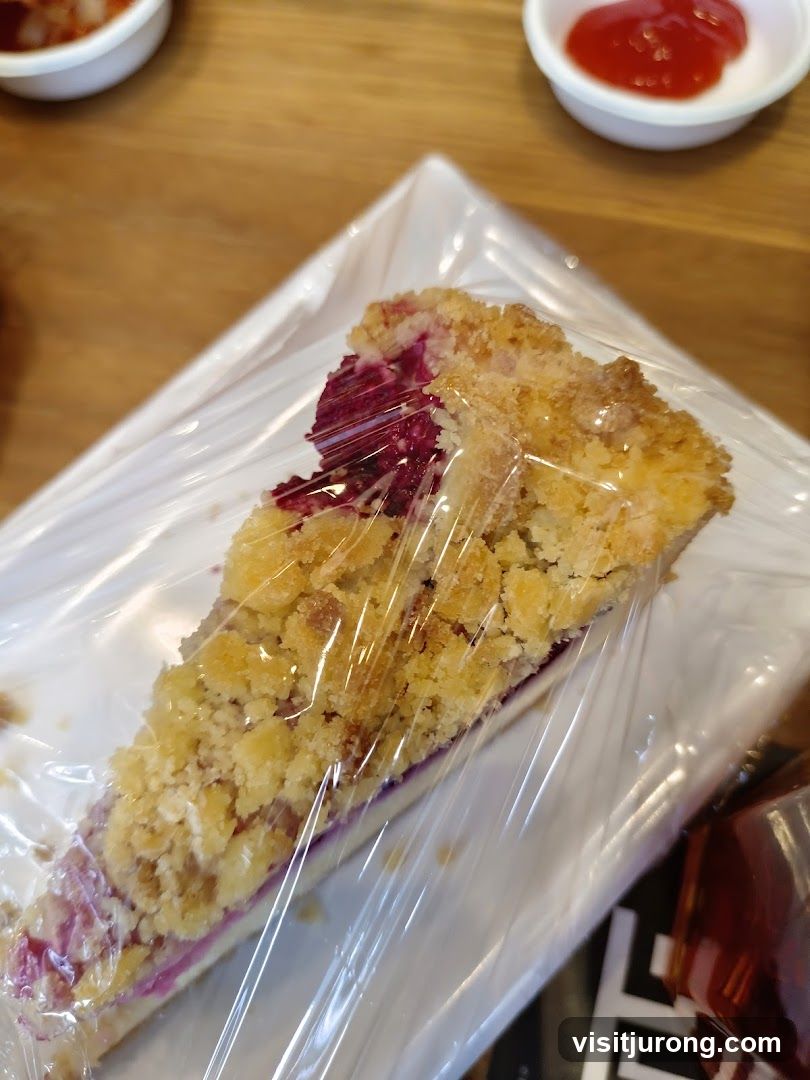 Slice of Crumble Pie