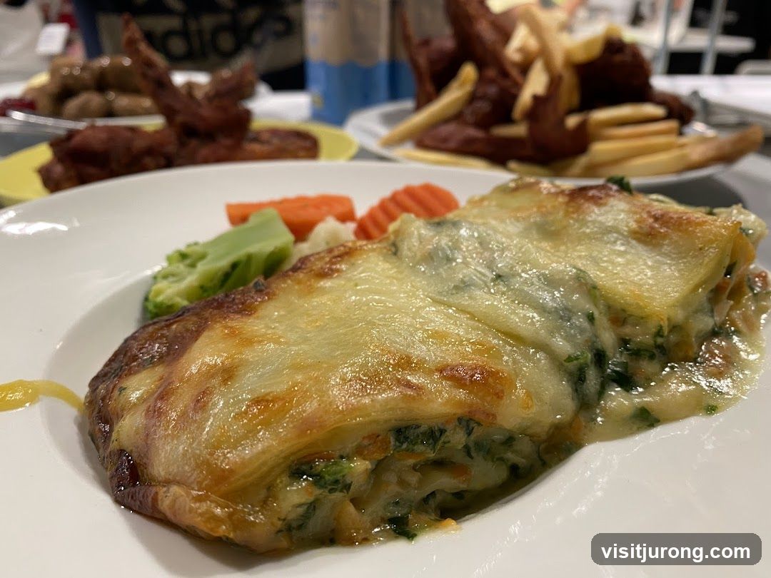 Lasagna with Vegetables and Side Dishes