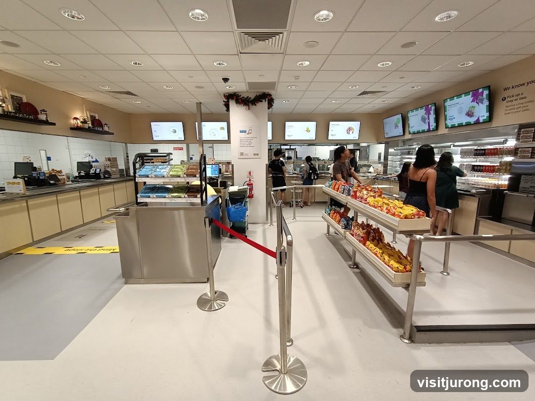 Food Court with Snack Displays
