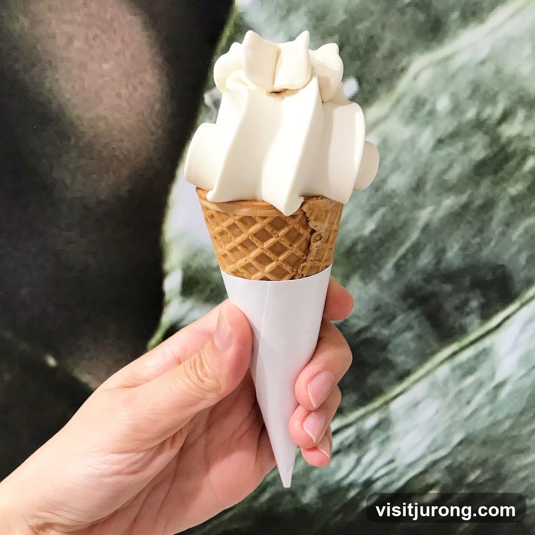 Soft Serve Ice Cream Cone