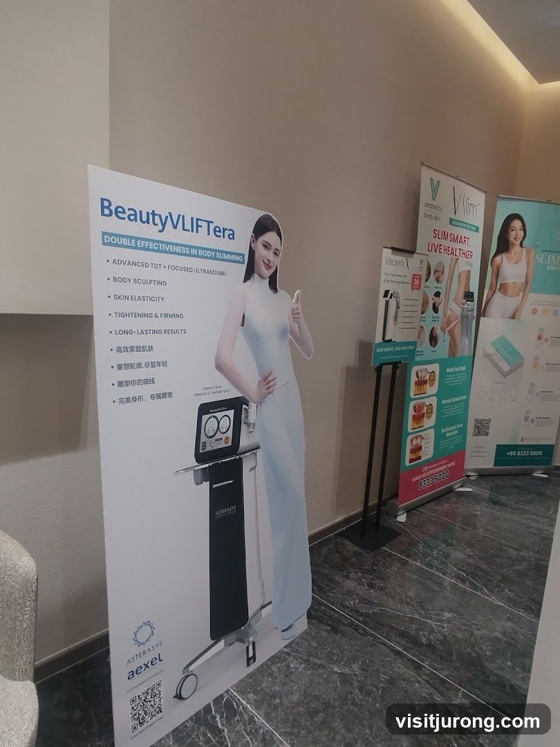 BeautyVLIFTera promotional display