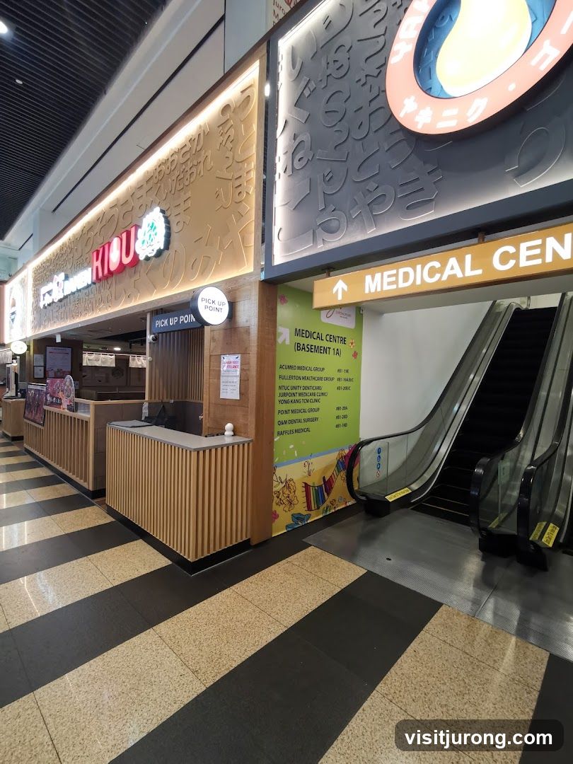 Medical Centre Directory and Food Stall