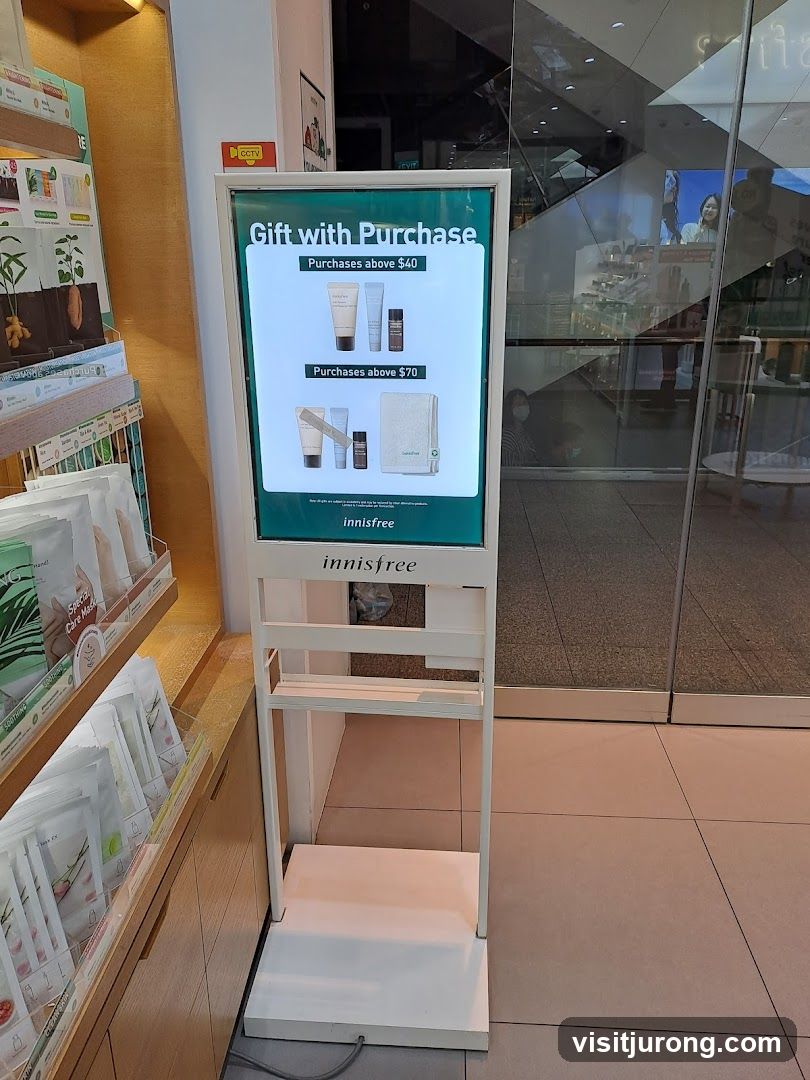 Innisfree Gift with Purchase Display