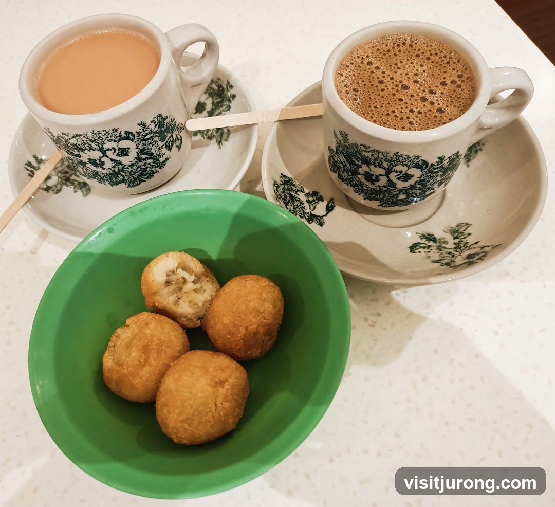 Coffee and Fried Snacks