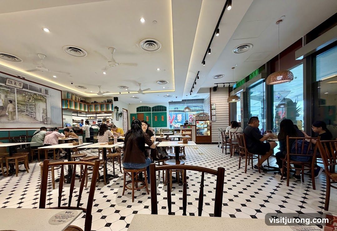Interior of a busy restaurant
