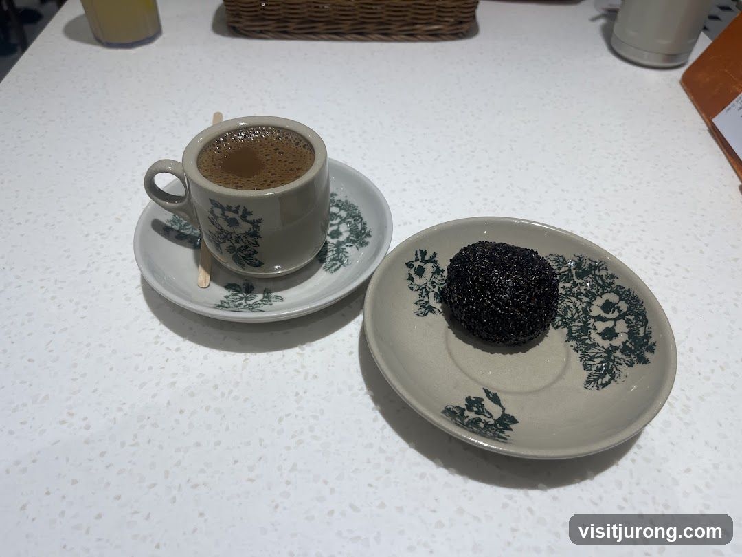 Coffee and a pastry