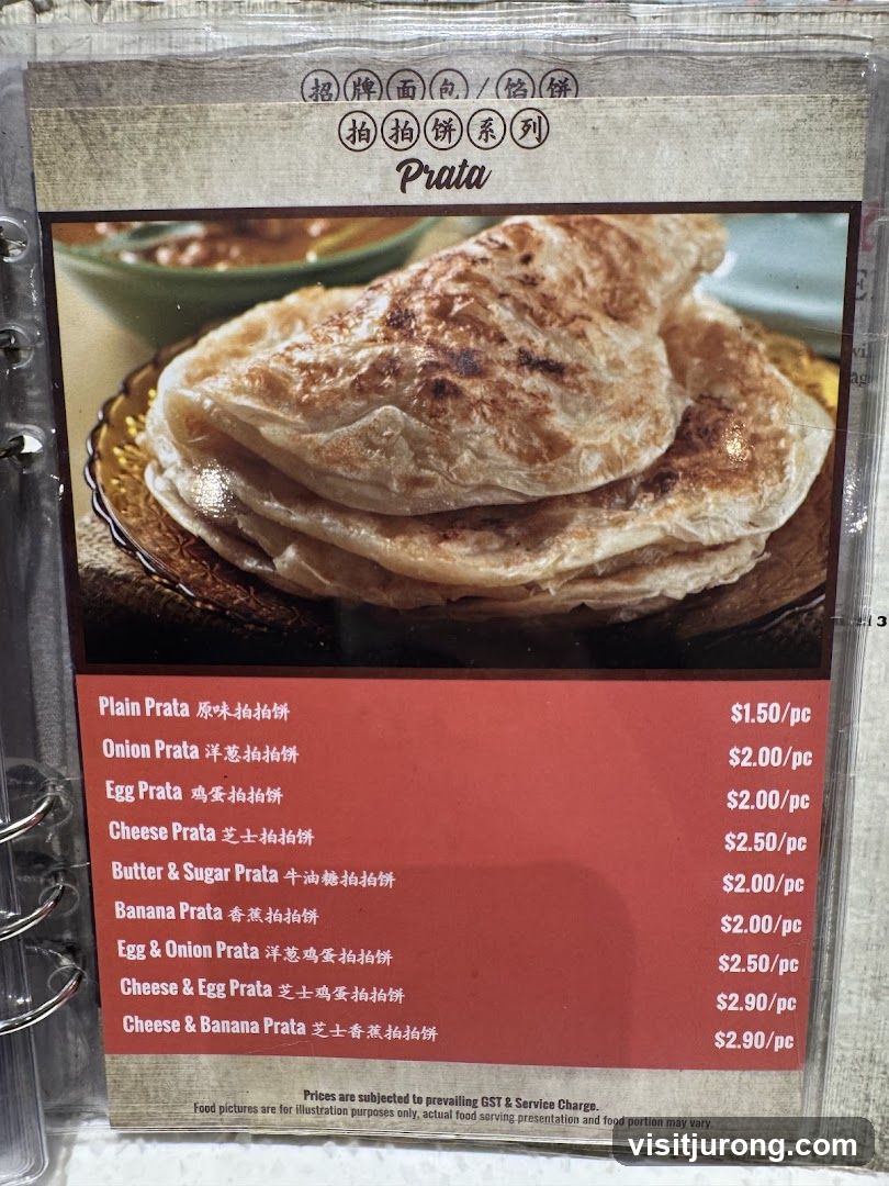 Prata Menu
