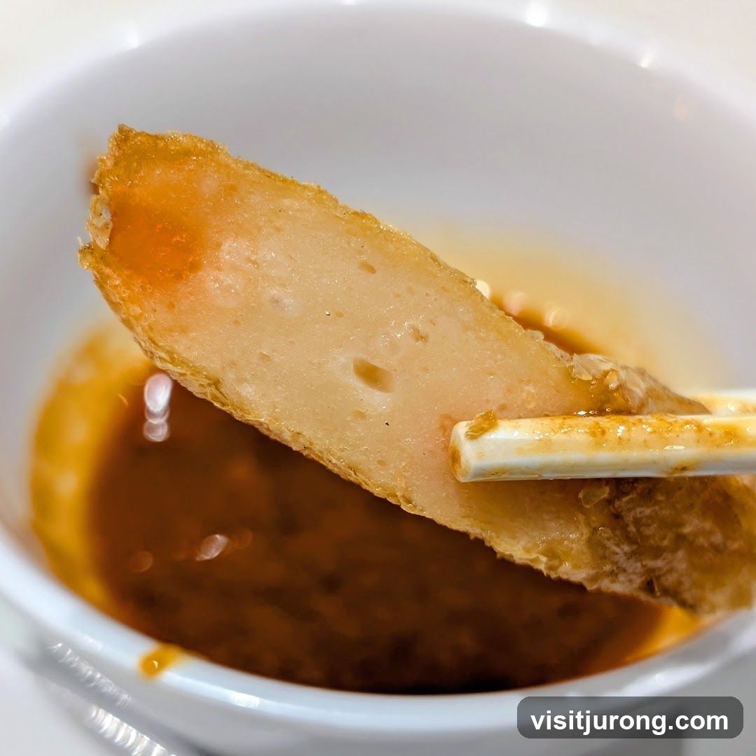 Fried Fish Cake with Sauce