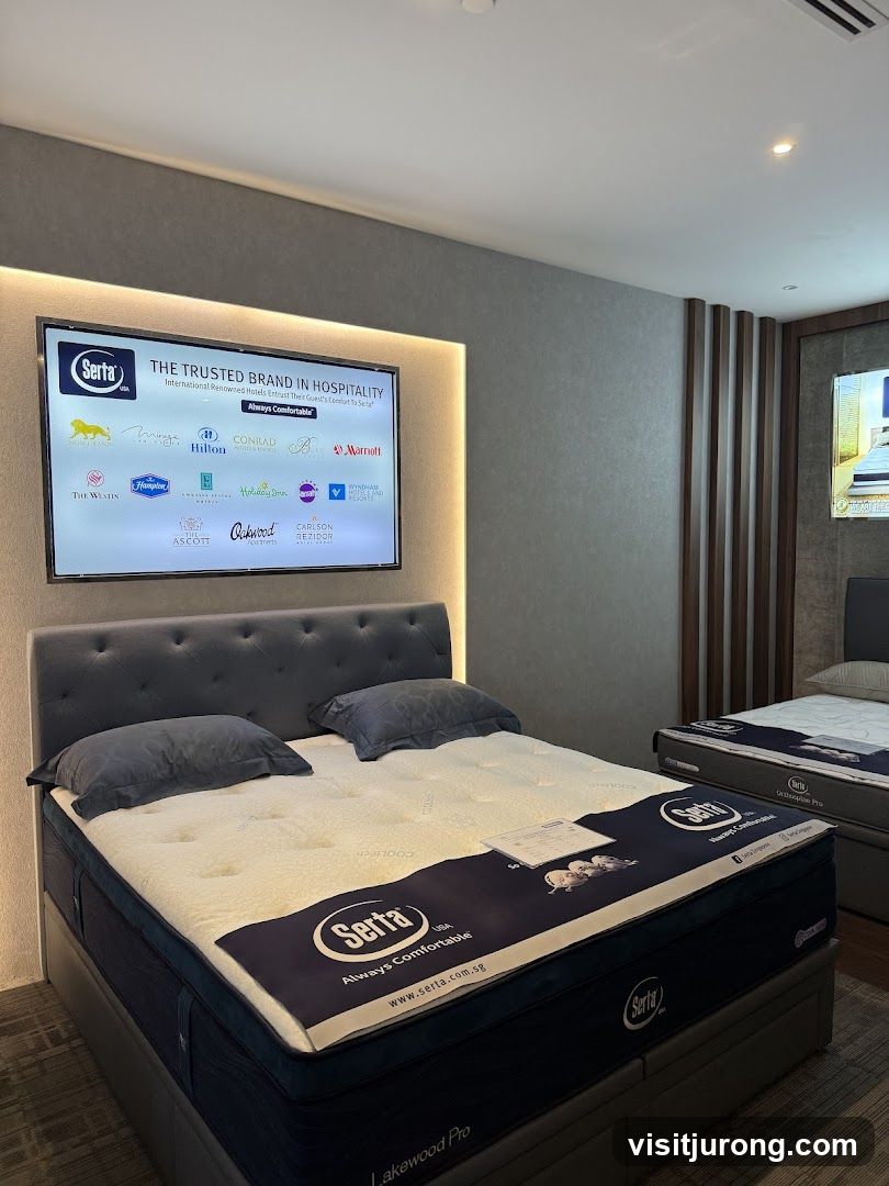 Serta Mattress Display