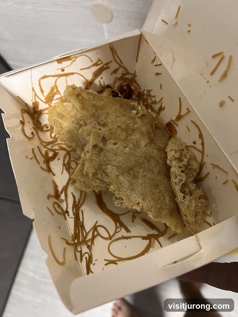 Fried Food in Takeout Box