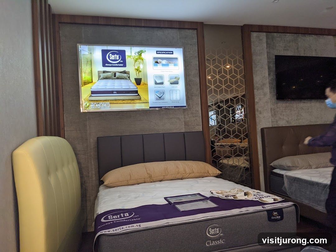 Serta Mattress Display
