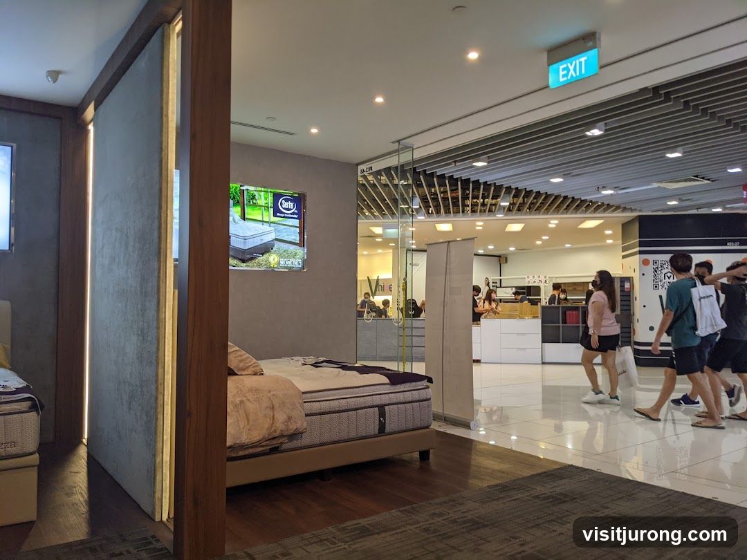 Mattress Store Interior
